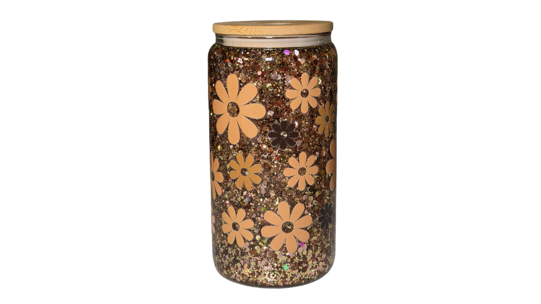 16oz Glitter Tumbler