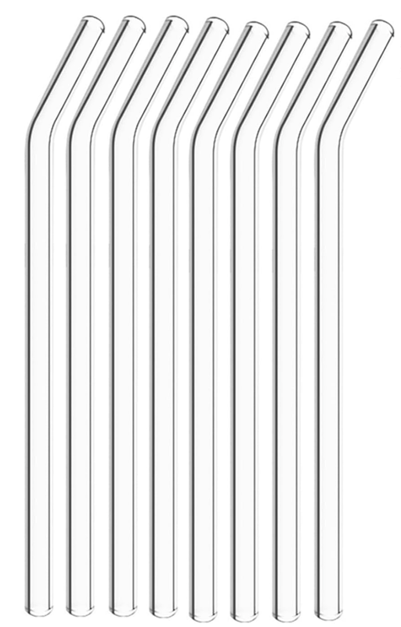 Glass Reusable Clear Straws