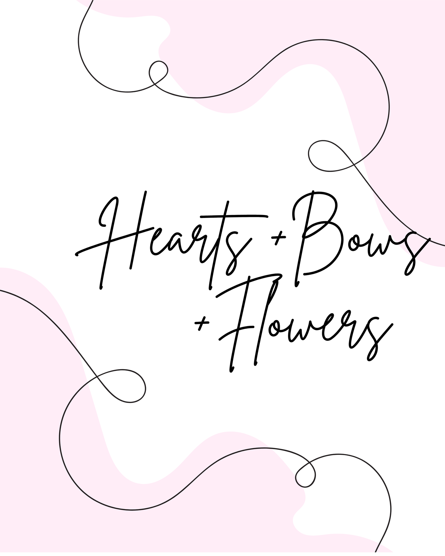 Heart + Bows + Flowers