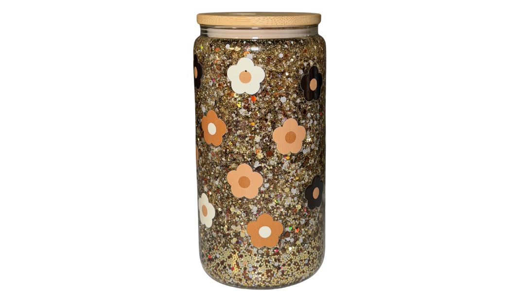 16oz Glitter Tumbler