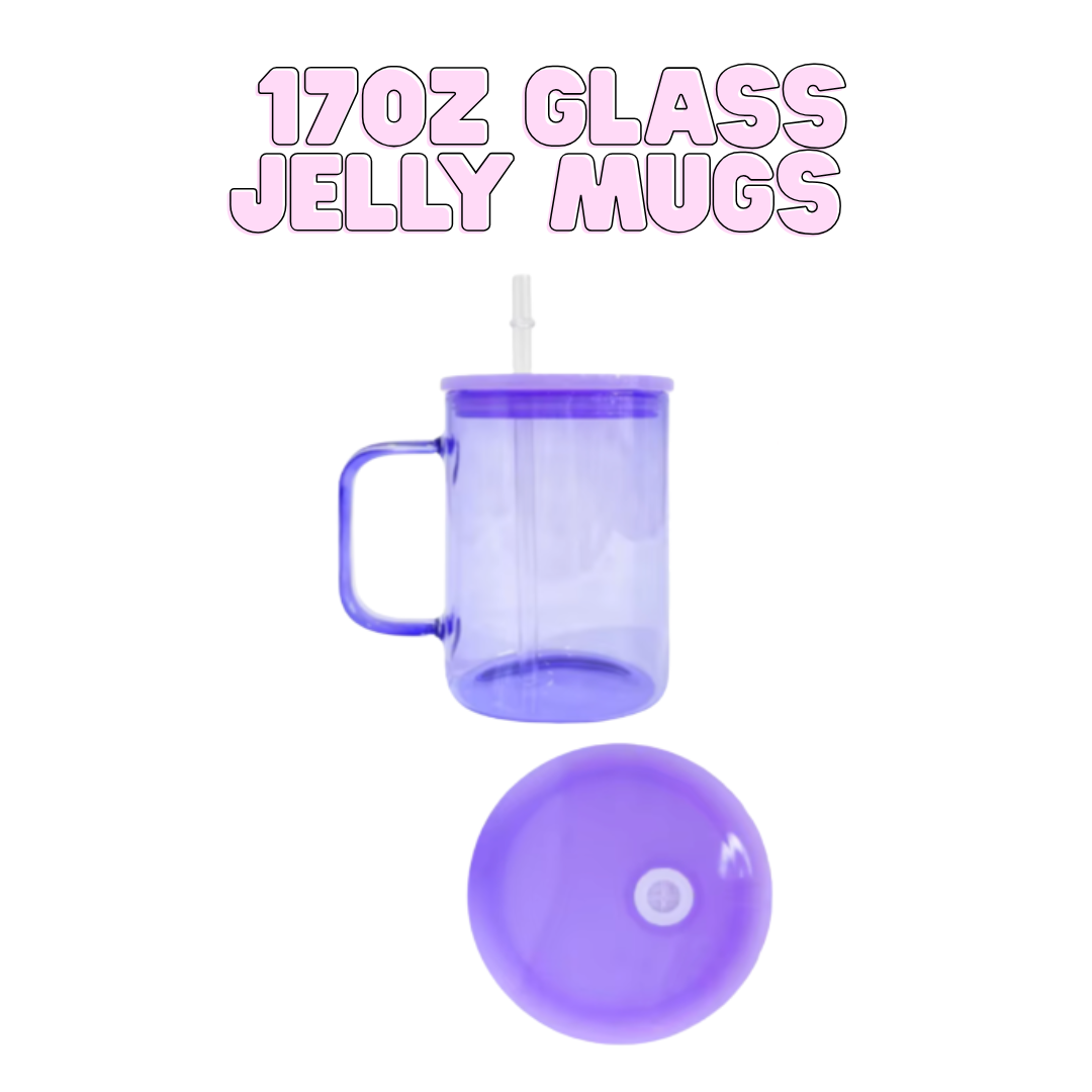 17oz Glass Jelly Mug