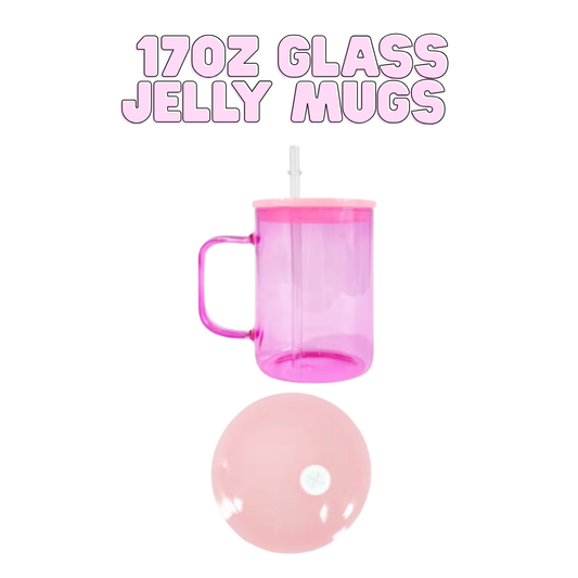 17oz Glass Jelly Mug