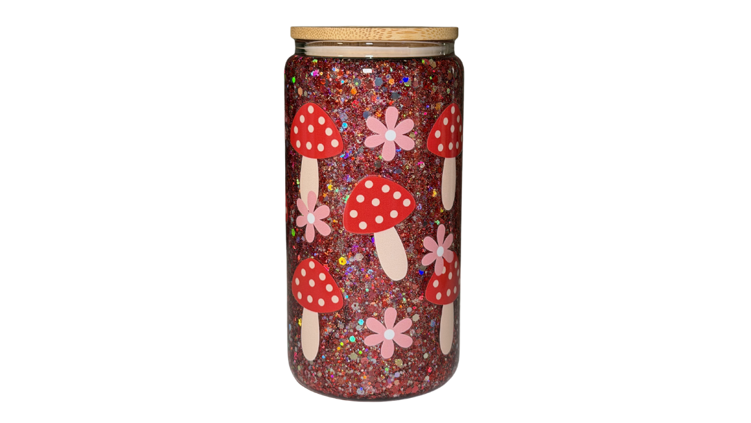 16oz Glitter Tumbler