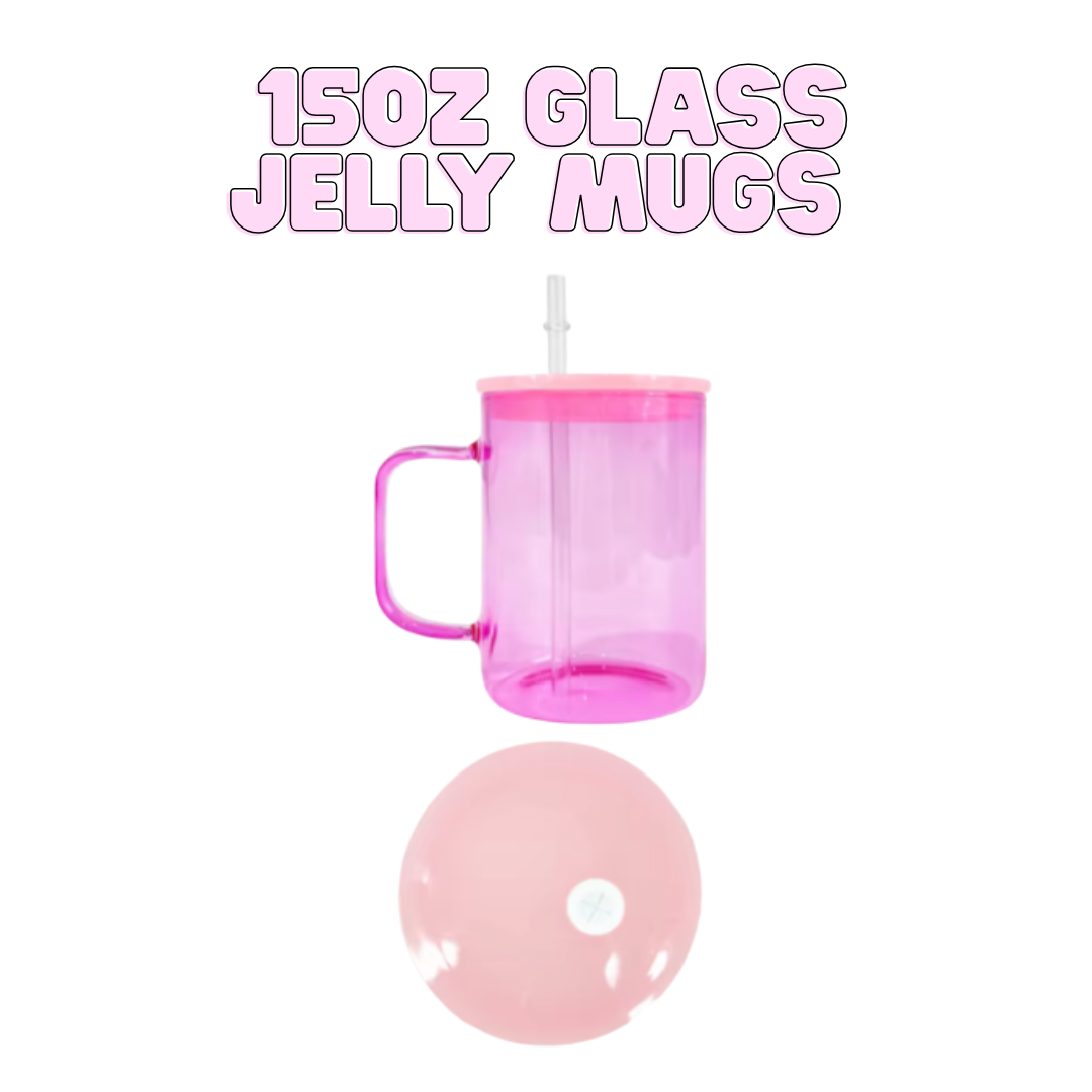15oz Glass Jelly Mug