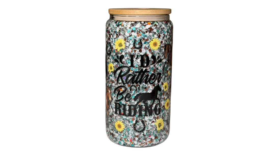 16oz Glitter Tumbler