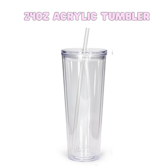 24oz Acrylic Tumbler