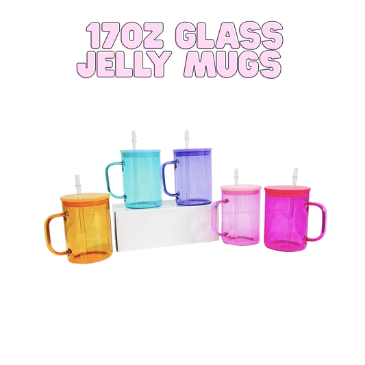 17oz Glass Jelly Mug
